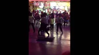 Street performers in Las Vegas