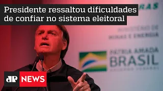 Bolsonaro diz que "falta coragem" ao TSE para cassar sua candidatura