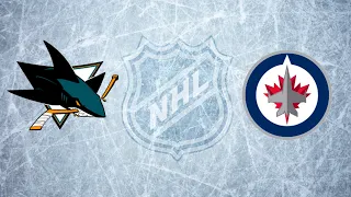 NHL Winnipeg Jets vs San Jose Sharks / Oct.30, 2021/Goals only