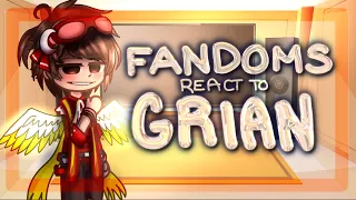|| Fandoms React to Grian ||