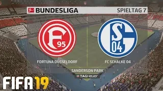 ⚽ FIFA 19 Bundesliga Fortuna Düsseldorf : FC Schalke 04 🏆 Gameplay Deutsch Livestream