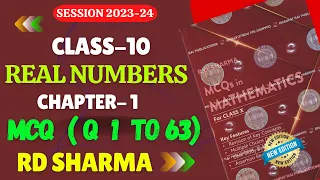 RD Sharma MCQs Solutions Class 10 Chapter 1 Real Numbers Multiple Choice Questions latest Edition