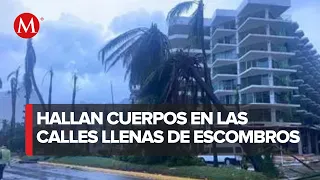 El huracán 'Otis' deja muertos en las calles de Acapulco