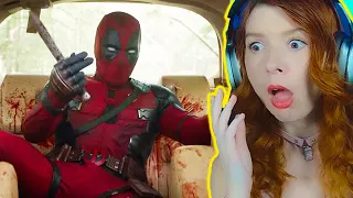 it's here 🤯 DEADPOOL & WOLVERINE OFFICIAL TRAILER REACTION