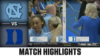 North Carolina vs. Duke ACC Volleyball Highlights (2023)