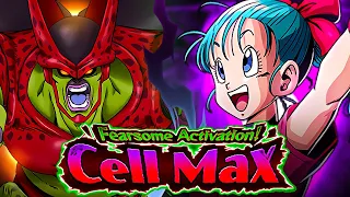 LR STR BULMA VS. CELL MAX SUPER BOSS BATTLE! (DBZ: Dokkan Battle)