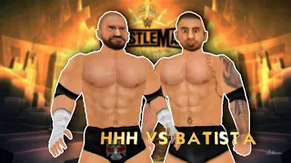 HHH VS BATISTA WRESTLEMANIA 35 FULL MATCH