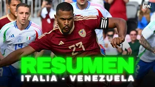 Italia vs Venezuela: La Vinotinto pierde 2 - 1 COMPITIENDO contra el TETRACAMPEON del mundo.