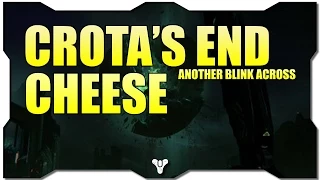 Destiny Crota's End Cheese Solo! Another Way To Blink Across The Bridge!