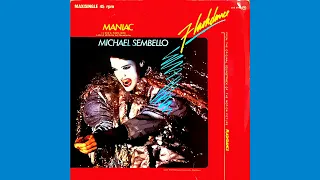 Michael Sambello–Maniac  (VINYL EP) [1983]🌫️📐~