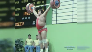 Alexeev Vasili@+110 - 1977 Weightlifting World & European Championships - Stuttgart, Germany