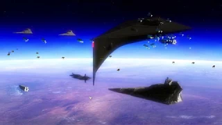 Star Wars: Empire at War Remake - Super Star Destroyers in action