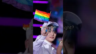 Kpop idols saying gay rights🏳️‍🌈