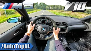 BMW M3 E46 5.0 V10 DCT | 1 of 1 | POV Test Drive by AutoTopNL