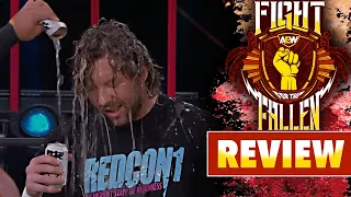 AEW Fight for the Fallen 2020 Review - ABGESAFTET - 15.07.20 (Wrestling Podcast Deutsch)