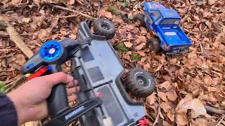 some crawling fun with the traxxas trx4 and trx4 sport