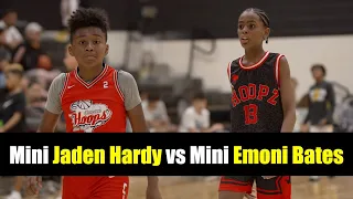 MINIs Edition | Mini Jaden Hardy vs Mini Emoni Bates | Ea Hoops 2027 vs Houston Blue Chips 2028