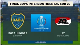 Final de la Copa Intercontinental Sub 20 Boca vs AZ Alkmaar - RELATO EMOCIONANTE