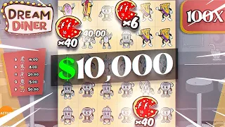 I WON MASSIVE ON THIS NEW DREAM DINER SLOT!? (Roobet Highrolling)