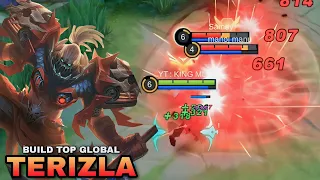 EXP GOD TERIZLA (auto win) BUILD TOP GLOBAL TERIZLA | MLBB