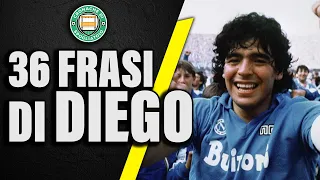 DIEGO MARADONA ||| 36 FRASI che lo rendono IMMORTALE