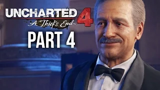 Uncharted 4 Gameplay Walkthrough Part 4 - ONCE A THIEF (Chapter 6)