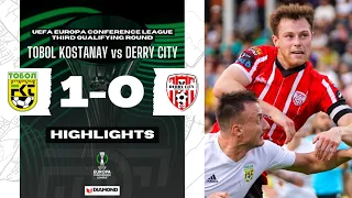 UECL Highlights - Tobol Kostanay 1-0 Derry City - 10/08/2023