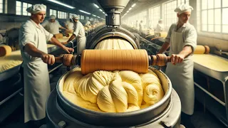 How Traditional French Butter Is Made | French Butter Factory Process