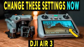 DJI AIR 3 - CHANGE THESE SETTINGS FIRST | DJI FLY