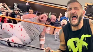 TOMMY TURNS ON GRIM! FAN Jumps In The Ring Gets REKT!