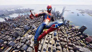 4 Minutes And 51 Seconds Of Web Swinging In Marvel's Spider-Man 2 (Iron Spider Suit)