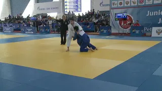 60 kg Abuladze Y Koga G 16 04 2016 Т4 Кубок Европы среди юниоров и юниорок, Санкт Петербург 2016