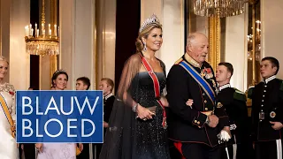 Glamour! Máxima schittert met saffieren en diamanten | Blauw Bloed