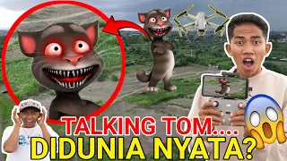 DRONE MENANGKAP NAMPAK TALKING TOM RAKSASA DIDUNIA NYATA?? SER3M BANGET😱 | Mikael TubeHD
