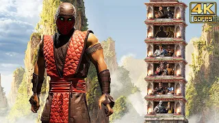 Mortal Kombat 1 - ERMAC MK2 Klassic Towers Gameplay (Very Hard Difficulty) @ 4K 60ᶠᵖˢ ✔