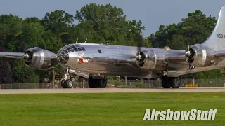 B-29s "Doc" and "Fifi" Flying Together! - EAA AirVenture Oshkosh 2017