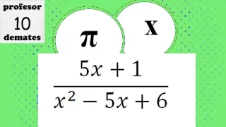 Descomposición de fracciones algebraicas en suma de fracciones simples