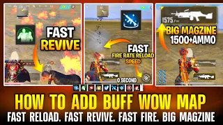 How to Increase Revive Speed Fire Speed Gun Reload In Wow | Wow Buff Device Settings | Wow Totorial