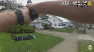 Akron police release body camera footage of officer shooting teen suspect