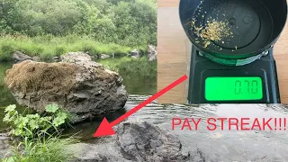 Rich Pay Streak Found! Oregon Gold Panning