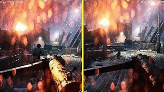 Battlefield V - Ray Tracing On vs Off RTX 2080 Ti Max Settings Graphics Comparison