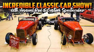 INCREDBILE CLASSIC CAR SHOW! GSTA 66th Annual Rod & Custom Spectacular. Hot Rods, Street Rods.