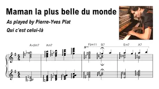 Pierre-Yves Plat - Maman la plus belle du monde (transcription)