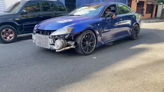 Lexus isf turbo Burn out 🔥🔥🔥