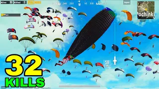 EVERYONE LANDED POCHINKI!! 23 KILLS in POCHINKI | 32 KILLS SOLO VS SQUADS | PUBG MOBILE