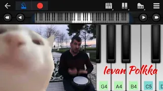 Ievan Polkka | Famous Cat Vibing Meme Song | Easy Piano Tutorial | Street Drummer