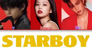 V, KAI - Starboy (feat. JENNIE) (Lyrics)