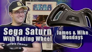 Sega Saturn with Racing Wheel - James & Mike Mondays