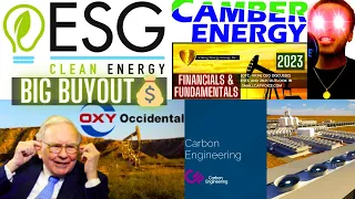 $CEI ESG Clean Energy | Buffet $OXY Carbon Capture Buyout