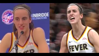 Caitlin Clark speaks on her logo three after the Indiana Fever fall short to the Connecticut Suns!!